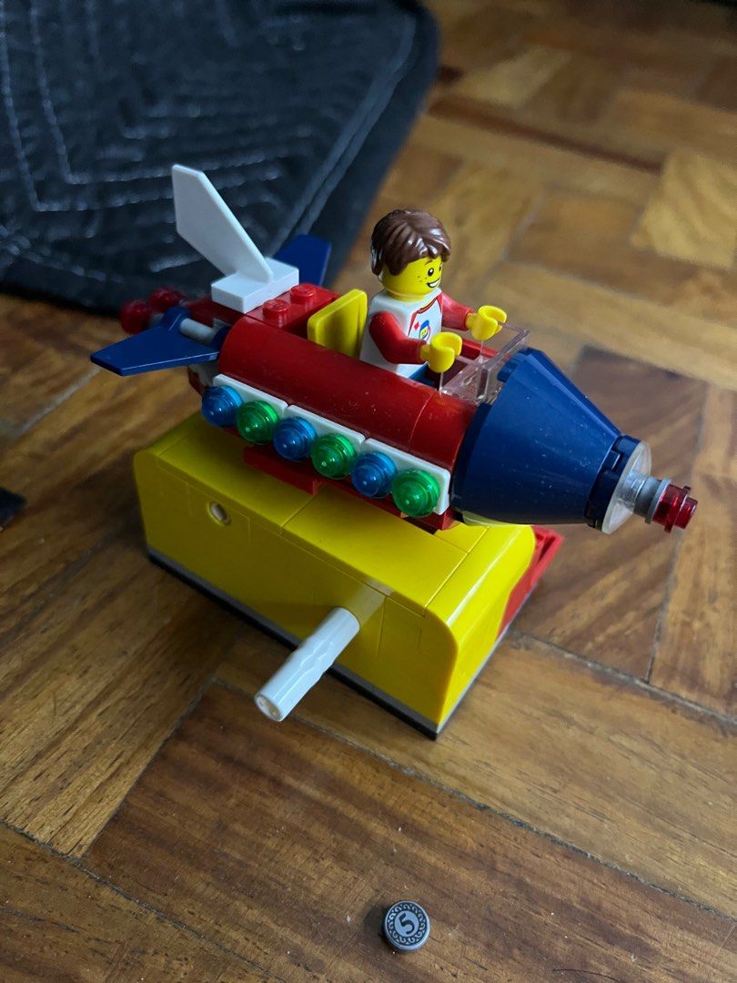 LEGO Ideas 40335 Space Rocket Ride (Category: Lego & Building Sets) located in Mandaluyong City. Submitted by mar.ang (Listing ID 1404517083, Image 2). Description: Complete with minifigure. In great condition, looks like it just came out of the box. Repackaged in ziploc but no issuesZ.