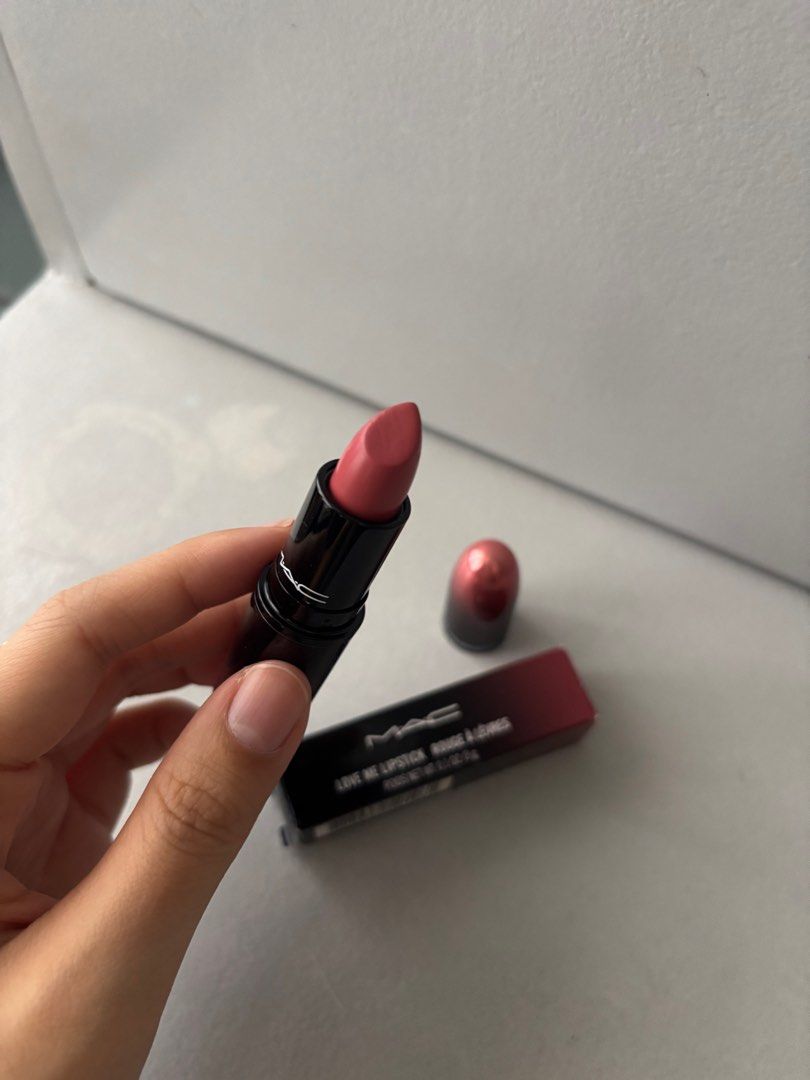 MAC Love Me Lipstick - Under the Covers (Category: Makeup) located in Quezon City. Submitted by briesells (Listing ID 1404425112, Image 3). Description: RFS: Decluttering. Need funds. Negotiable. Please message. Details: - Brand: MAC - Name: Love Me Lipstick - Shade: Under the Covers 405 - Used twice on clean lips to try shade. Like new condition. No signs of use! - No defects/issues. See my account bio for details on shipping and reservation (:.