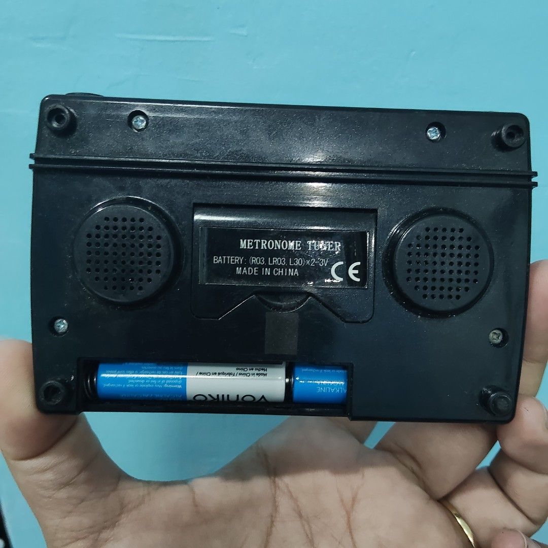 Mavis MMT50 Tuner & Metronome (Category: Musical Instruments) located in Catbalogan. Submitted by jpnsrpls (Listing ID 1404542609, Image 3). Description: Mavis MMT50 Tuner & Metronome (Japan Surplus) 2-in-1 Essential: Chromatic Tuner & Metronome combo unit. Versatile: Works for guitar, bass, violin, and most other instruments. Features: Bright LCD, built-in mic/speaker, tap tempo function. Condition: Reliable Japan surplus, tested & working great