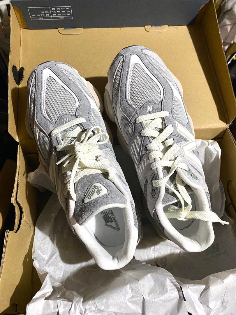 New Balance U9060 Grey Sneakers (Category: Sneakers) located in Caloocan City. Submitted by sergio188 (Listing ID 1404437455, Image 2). Description: - New Balance U9060 sneakers - Color: Grey - Size: US 8.5 / UK 8 / EUR 42.5 - Features: Lace-up closure, cushioned sole - Includes original box and packaging.