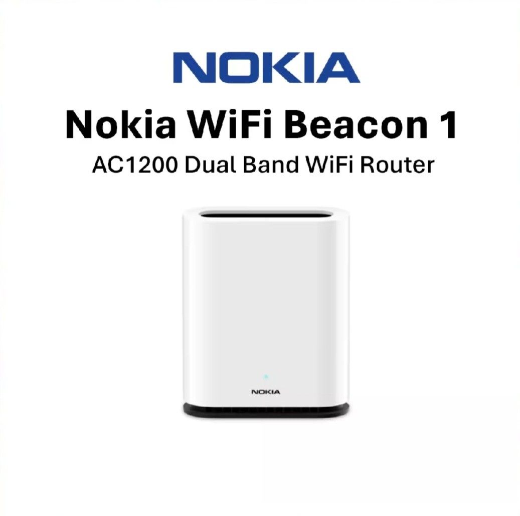 Nokia WiFi Beacon 1 AC1200 Dual Band Router, Computers & Tech, Parts ...