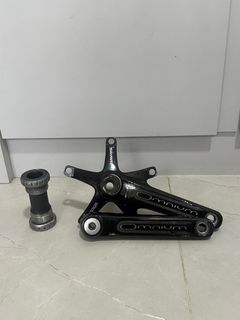 Sram Omnium Crankset with Sugino Zen Chainring, Sports Equipment