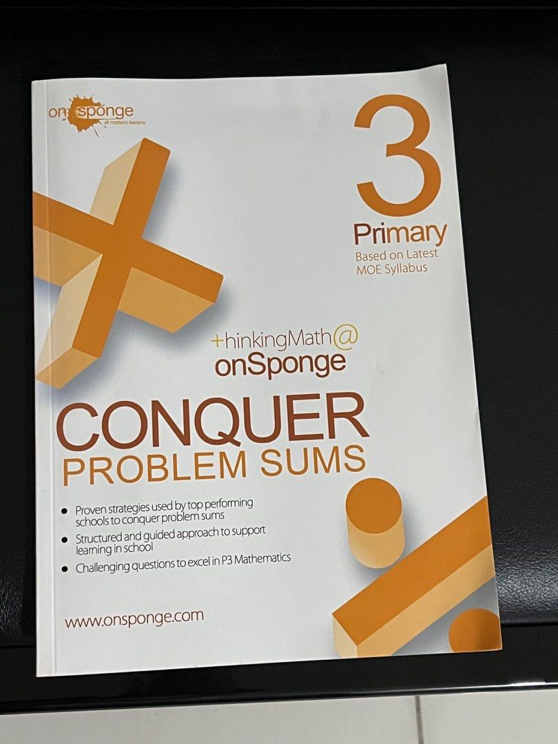 OnSponge conquer problem sums primary 3, Hobbies & Toys, Books ...