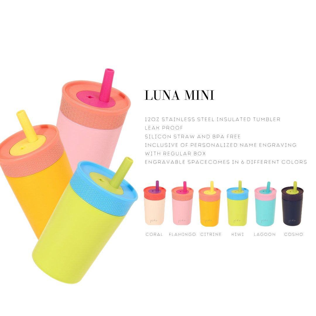 Personalized Insulated Straw Tumblers (Category: Weaning & Toddler Feeding) located in Quezon City. Submitted by shopamoma (Listing ID 1404544663, Image 2). Description: 12oz Insulated Straw Tumblers Perfect for Gifting Comes with Free Name Engraving and plain white box Perfect for gifting. Discounts available for orders 10 and above. Let’s not waste each other time. Please read 👀 ❌ No joy reservers/No cancellation of orders ❌ No lowballers ❌ No