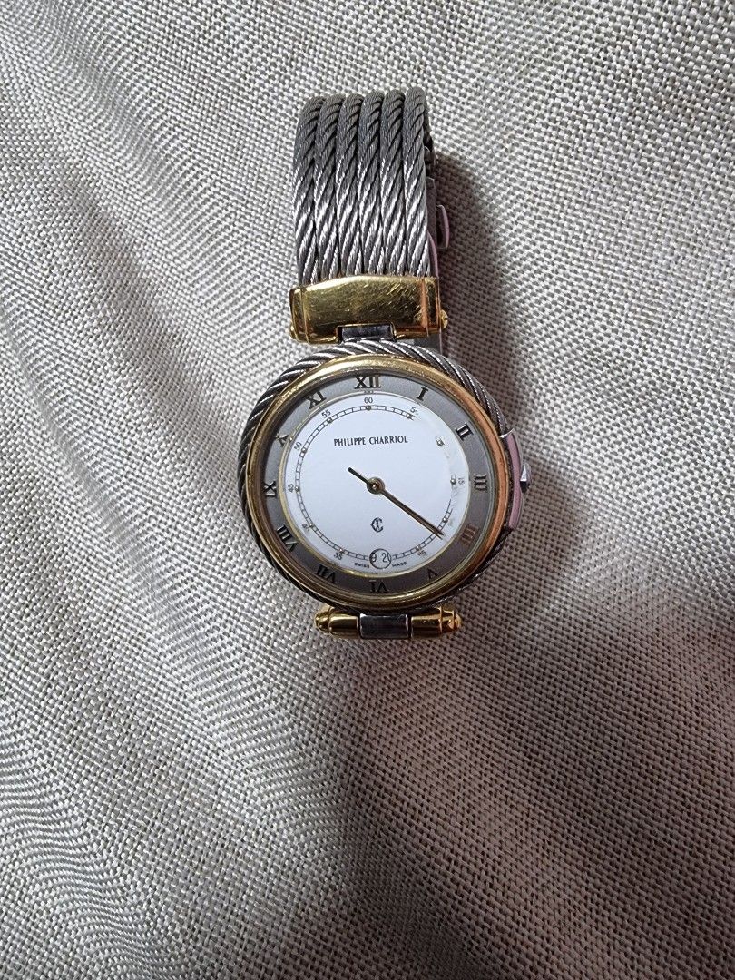 Philippe Charriol Stainless Steel Watch (Category: Luxury Watches) located in Quezon City. Submitted by kishey (Listing ID 1404510326, Image 1). Description: Pwede sya sa large wrist. Original.