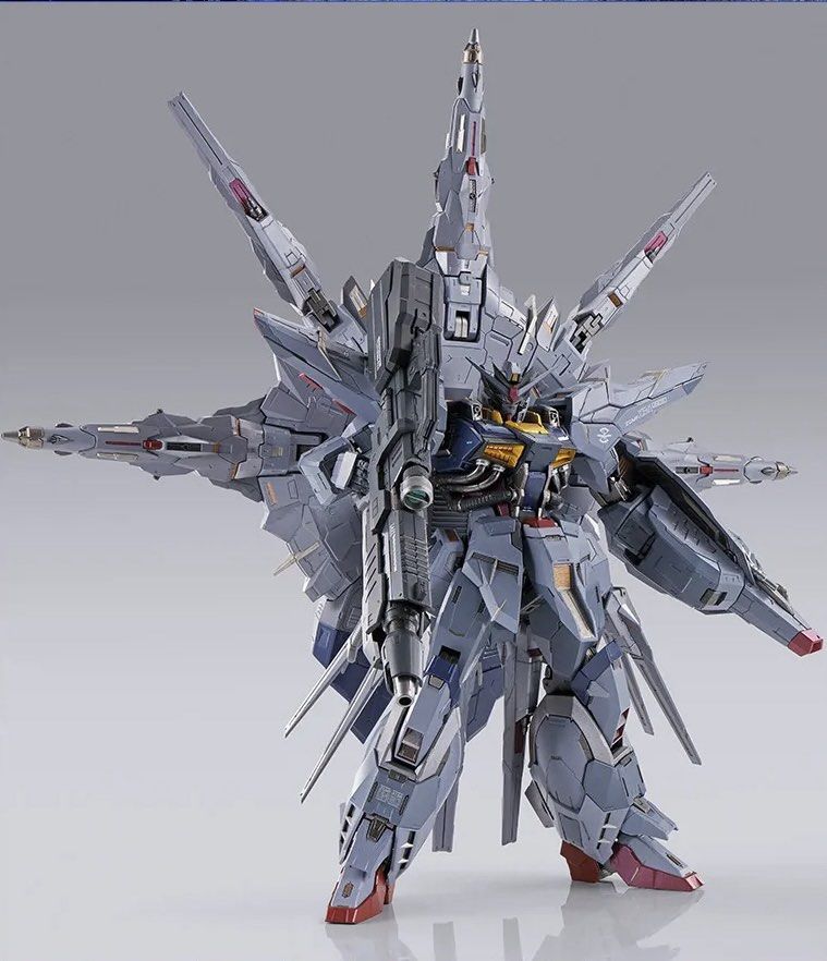 (PO) METAL BUILD PROVIDENCE GUNDAM CLIMAX BATTLE VER. (Category: Gundam Model Kits) located in Singapore. Submitted by ck0616 (Listing ID 1404526144, Image 2). Description: PACKAGE CONTENTS ・Main body ・Exchangeable hand left/right × 3 types ・Judicium beam rifle ・Composite armed shield system ・Effect parts set ・Set of Dragoon supports ・Turret-type support set ・Original display stand set Deposit: S$50 ETA: May 2026.