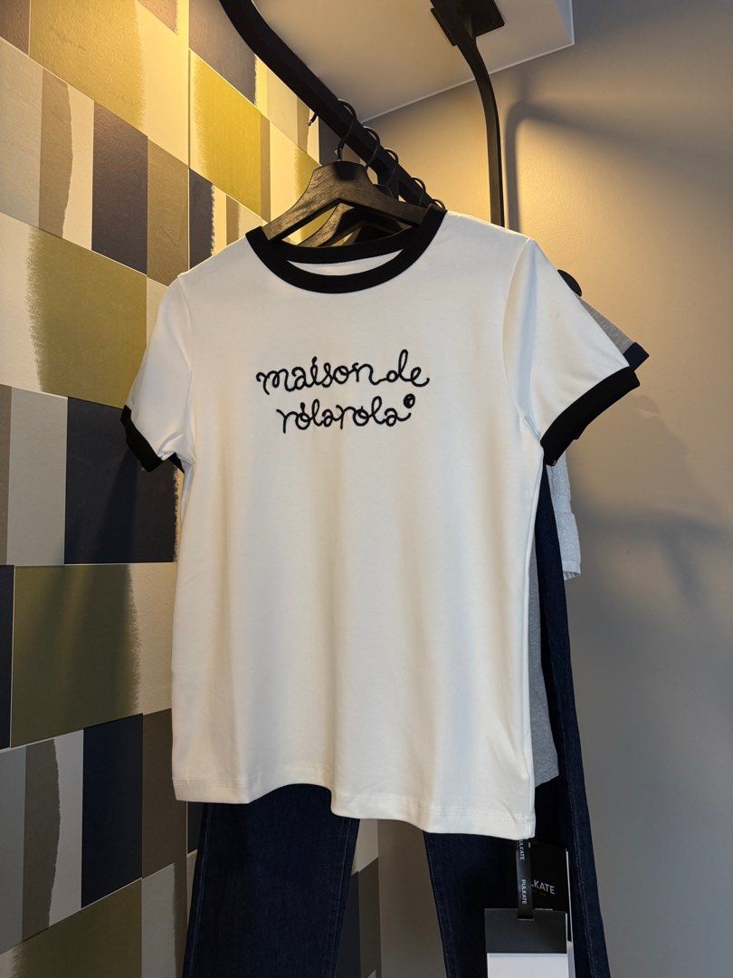 Pulkate Rola Ringer Tee (Category: Shirts) located in Manila. Submitted by declutterwithelle (Listing ID 1404400019, Image 1). Description: BKK CLOTHES ON HAND | SHOP WITH JOY 📌 Pulkate Rola Ringer Tee 🧾 Available in White (3) & Grey (3) ❗️Fits best: XS-M.