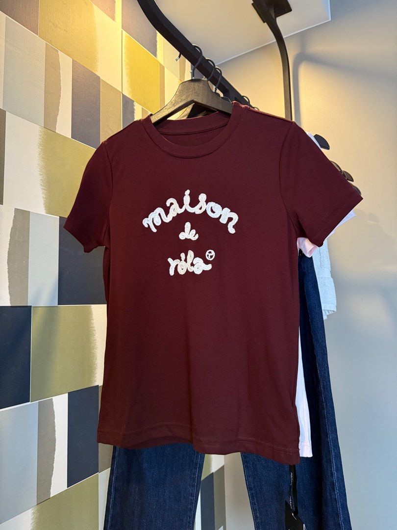 Pulkate Rola Shirt (Category: Shirts) located in Manila. Submitted by declutterwithelle (Listing ID 1404399324, Image 1). Description: BKK CLOTHES ON HAND | SHOP WITH JOY 📌 Pulkate Rola Shirt 🧾 Available in Maroon (1) & Pink (2) ❗️Fits best: XS-M.