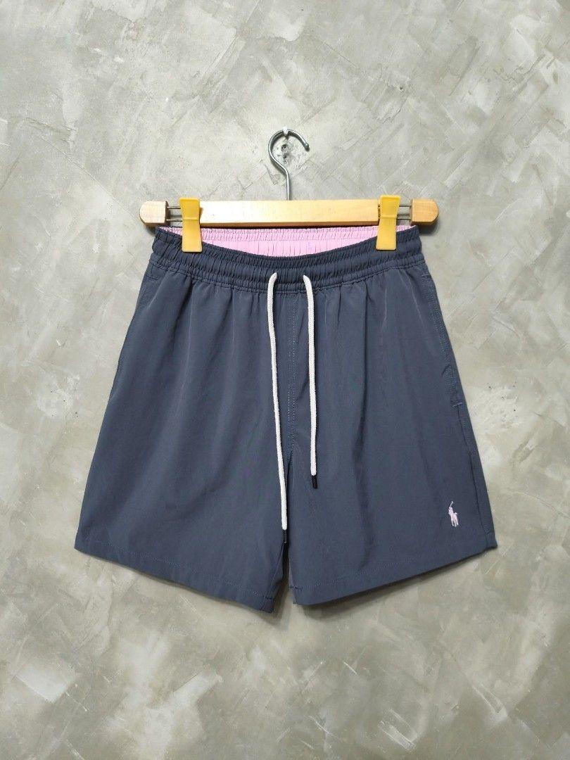 Ralph Lauren Swim Shorts (Category: Shorts) located in Quezon City. Submitted by Vec.B (Listing ID 1404569351, Image 1). Description: - Gray Ralph Lauren swim shorts - White drawstring - Small Pink pony embroidered logo - Pink lining inside waistband - Perfect for swimming or casual wear - Comfortable and stylish ***can send more detailed pictures..just send me a message 👌😊.
