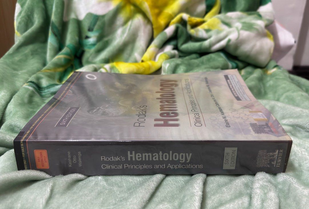 Rodak's Hematology 6th Edition (Category: Textbooks) located in Quezon City. Submitted by eli.maiht (Listing ID 1404514485, Image 3). Description: ✨Decluttering Brand New & Preloved Items✨ Rodak's Hematology 6th Edition 📍 Near Welcome Rotonda, Quezon City 💳 GCash / Maya / BPI 🎨 Note: Colors may vary due to lighting 📦 Delivery: To be booked and paid by the buyer Feel free to scroll through my listings and send a message for inquiries! 🛍️😊.