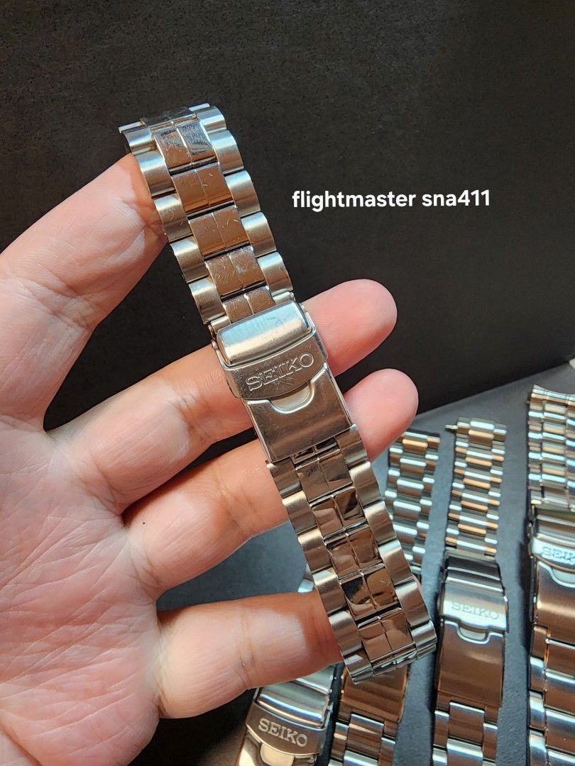 Seiko Prospex bracelet (Category: Men's Watches) located in Quezon City. Submitted by imchanggy (Listing ID 1404499066, Image 2). Description: Seiko Prospex bracelet original Seiko Flightmaster - SOLD Samurai - 3k Willard - SOLD 62mas - SOLD Sumo - 4k Meet up or shipped from Fairview / Eastwood / San Juan.