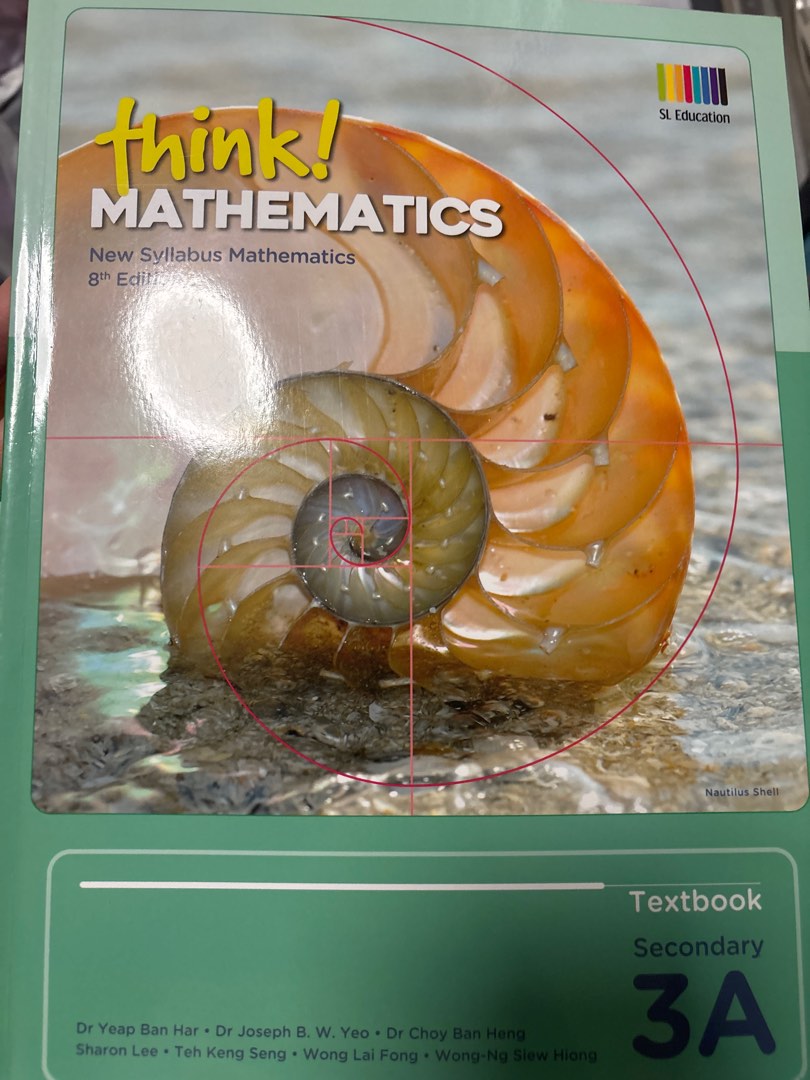Think! Mathematics Textbook Secondary 3A, Hobbies & Toys, Books ...