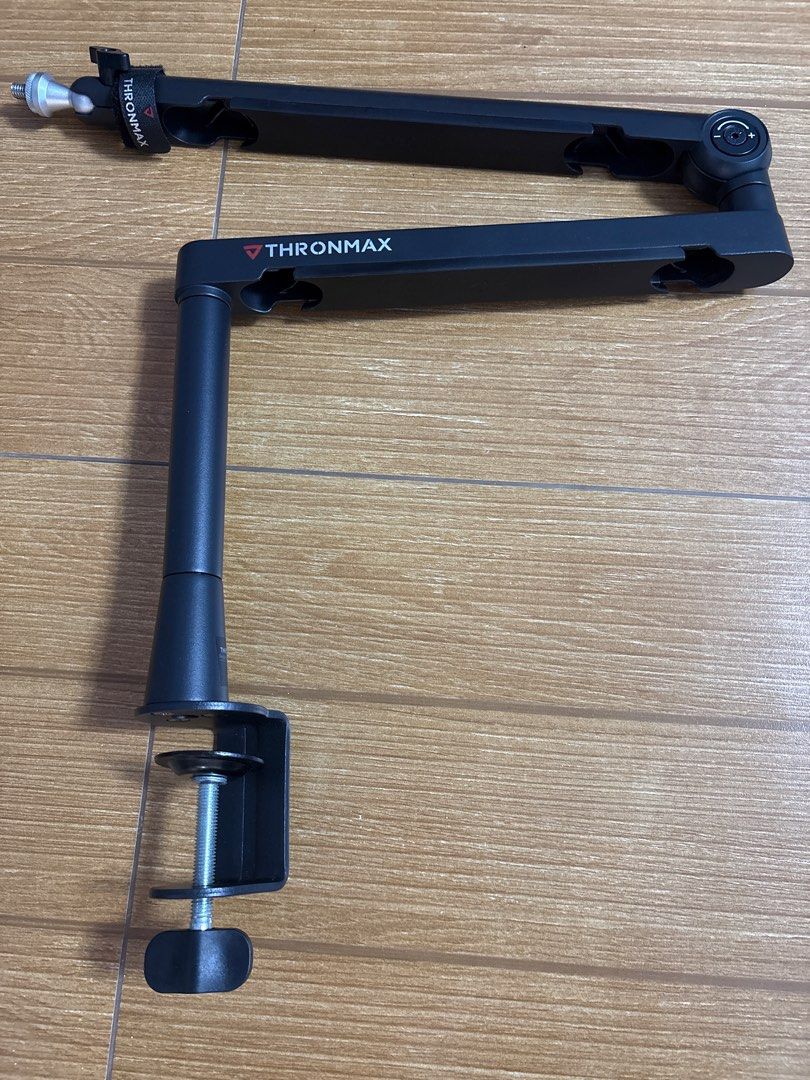 Thronmax s6 twist boom arm for microphone! (Category: Other Audio Equipment) located in Manila. Submitted by json2k (Listing ID 1404482629, Image 1). Description: RUSH NO REFUND! Thronmax s6 Twist Boom arm for microphone. Used for gaming, music , podcast etc.. NO issue, no scratches complete accessories comes with the original box and receipt! RFS: i need to upgrade my headphones .