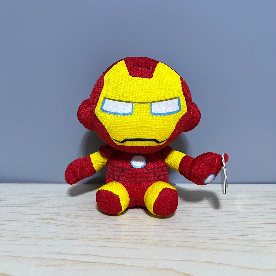 TY Beanie Marvel Iron Man Plush 15cm - Php 300 (Category: Plushies & Soft Toys) located in Davao. Submitted by pandorastoybox (Listing ID 1404530062, Image 1). Description: TY Beanie Marvel Iron Man Plush 15cm - Php 300.
