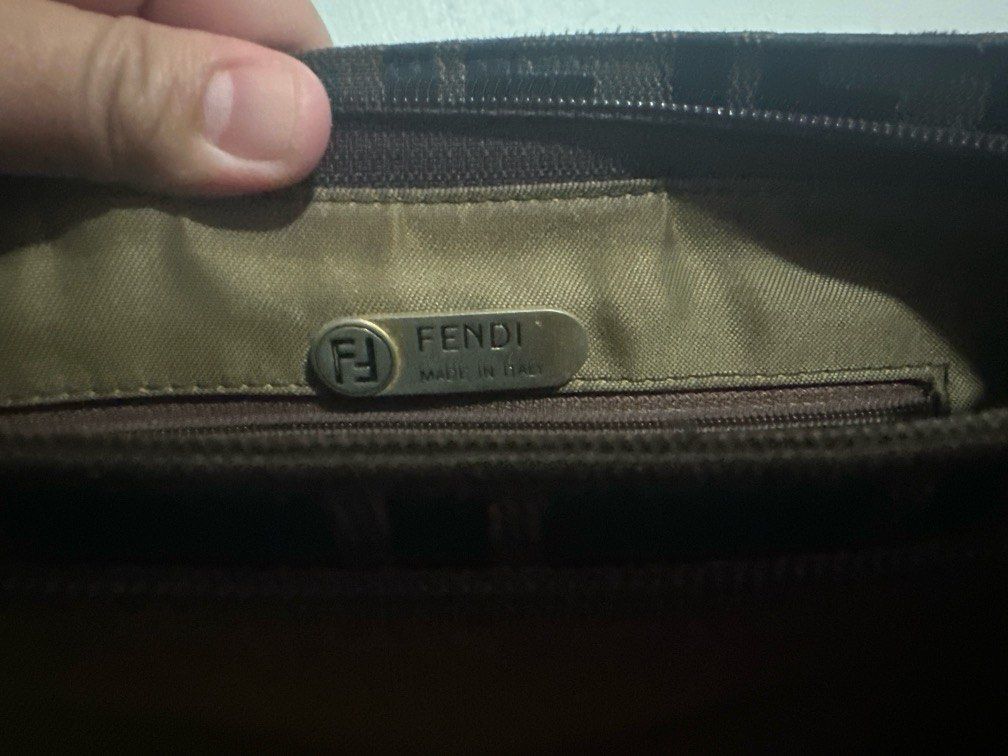 VINTAGE FENDI ZUCCA (Category: Luxury Bags & Wallets) located in Quezon City. Submitted by primoxavi (Listing ID 1404520072, Image 2). Description: JAPAN AUCTION SIGN OF USAGE NO CODE .