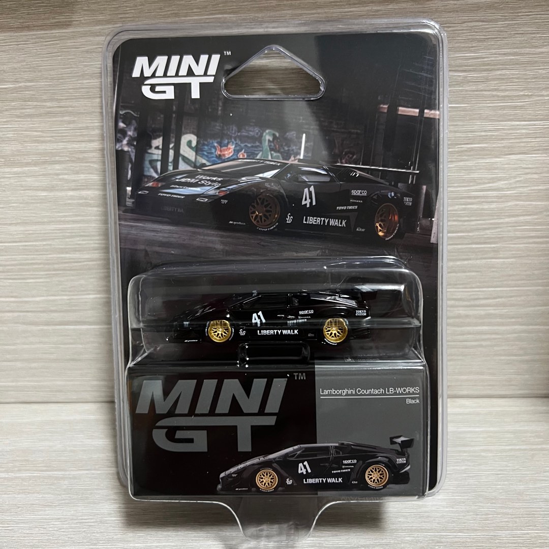 日本 LBWK 專門店限定 MINI GT MINIGT Lamborghini Countach LB-WORKS Black ...
