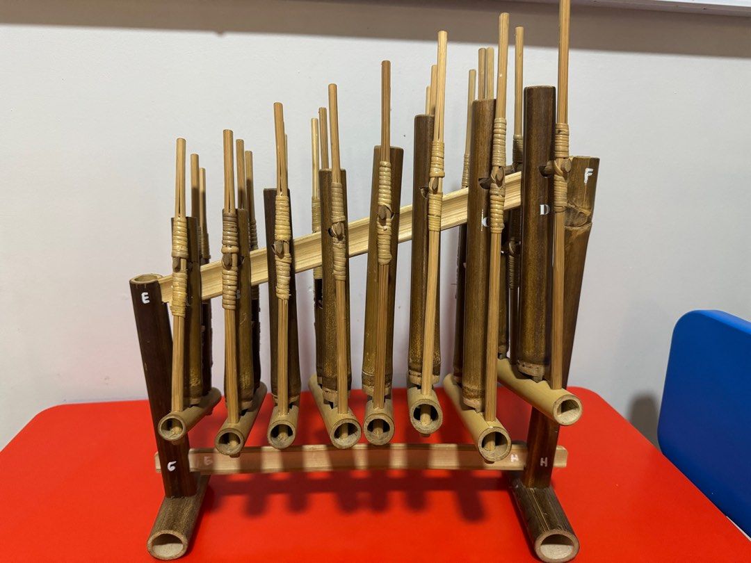 Angklung Full Set, Hobbies & Toys, Musical Instruments on Carousell