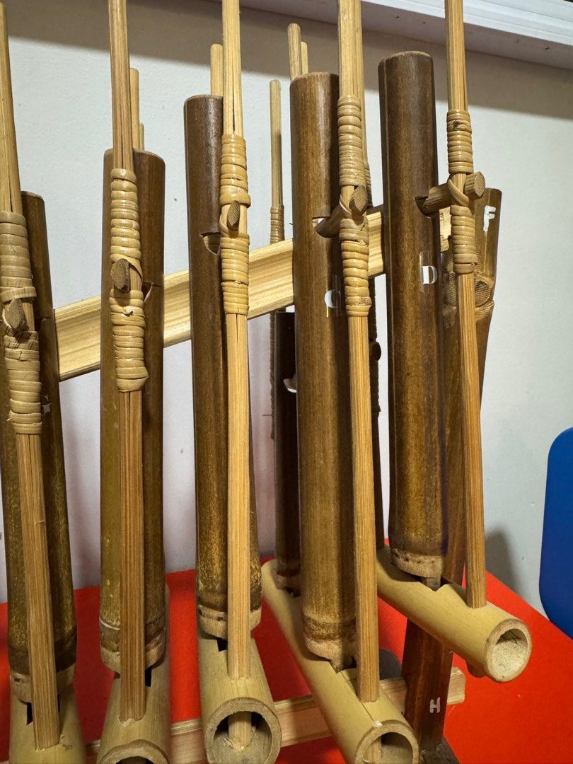 Angklung Full Set, Hobbies & Toys, Musical Instruments on Carousell
