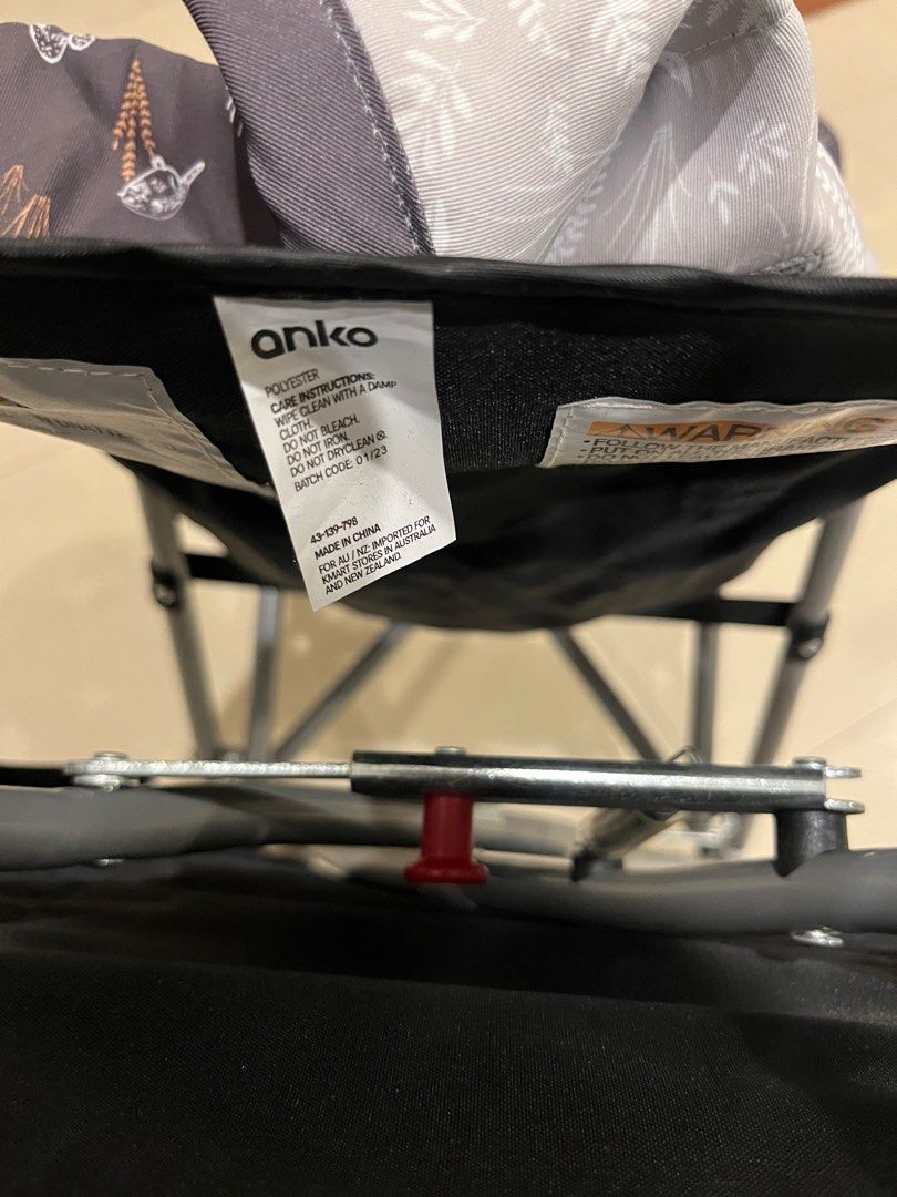 Anko Lightweight Stroller (Category: Strollers) located in Quezon City. Submitted by zakuretsu (Listing ID 1404605164, Image 3). Description: - Anko lightweight foldable stroller - Includes free washable seat padding - Includes a sunshade - Lightweight frame - Folds for easy storage - Black frame and wheels - Safety harness.