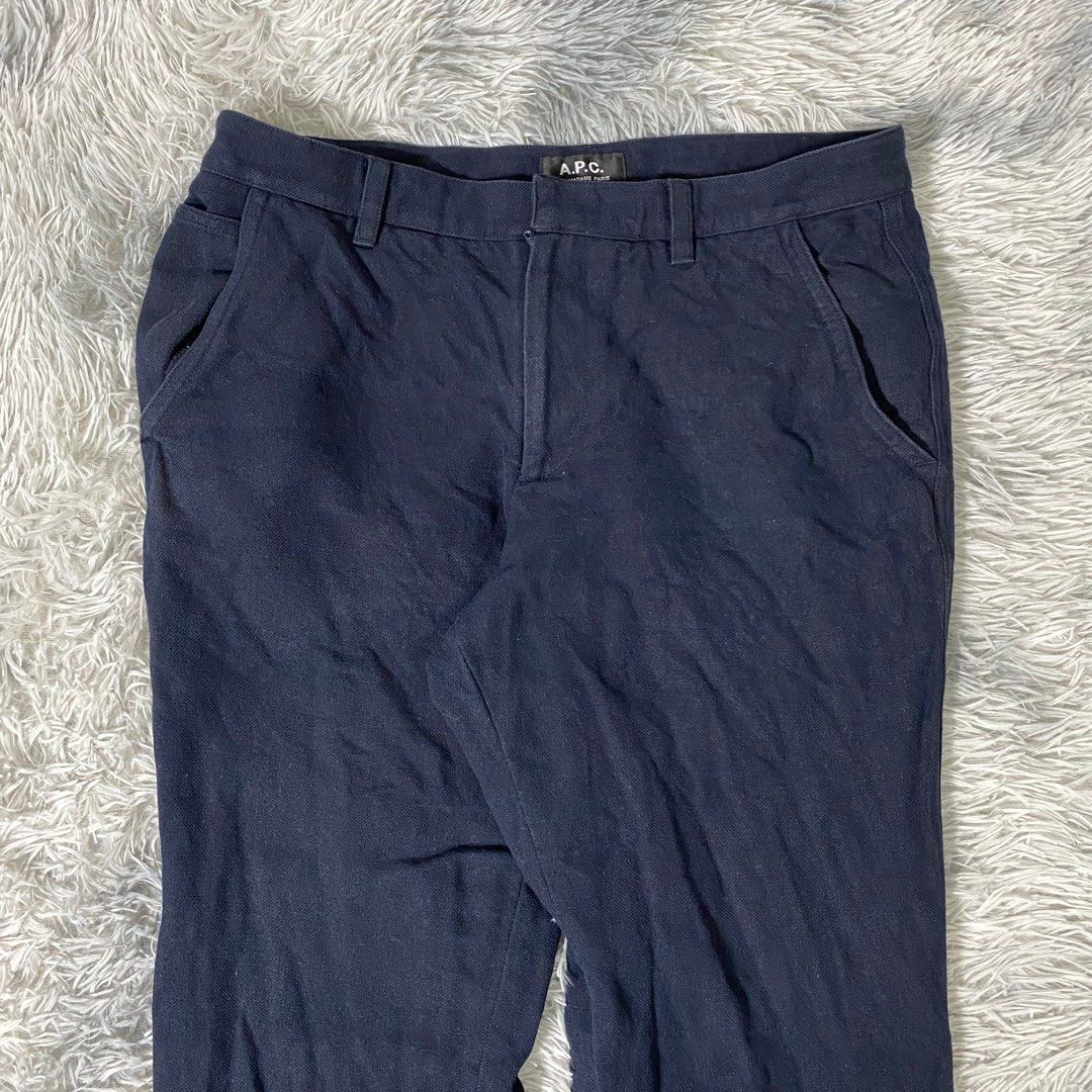 APC PANTS (Category: Jeans) located in Las Pinas. Submitted by declutter_thing69 (Listing ID 1404659914, Image 2). Description: APC Pants 30 inches waist 39 inches length 30 inches inseam 10 inches crotch 7 inches leg opening.
