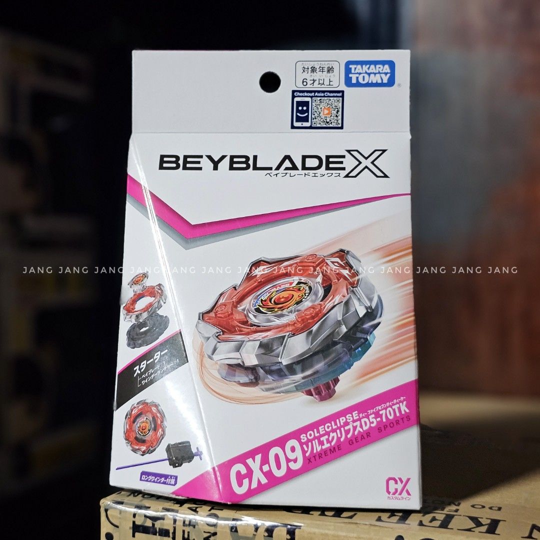 BBX - Beyblade X CX-09 SOLECLIPSE | Takara Tomy | Bankee (Category: Action & Battle Toys) located in Manila. Submitted by jangfigz (Listing ID 1400159730, Image 1). Description: ⚠️ FOR SALE! ⚠️ 🦇 no COP / COD. 🦇 Sealed. Brand New. 🦇 payment first via BDO ONLY. 🦇 item location - Sta. Mesa, MNL. 🦇 provincial shipping via LBC only. 🦇 pay before booking / pickup/ ship..