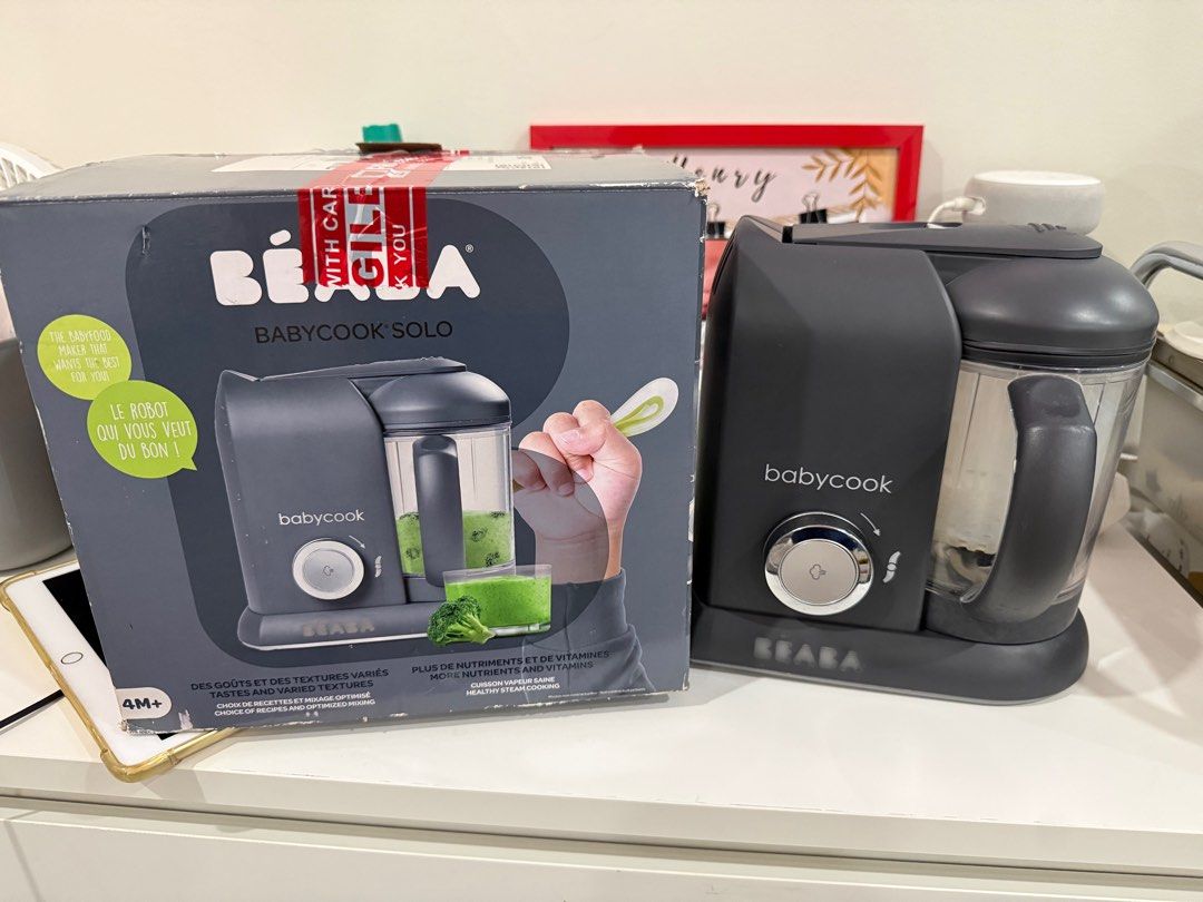 Beaba Babycook Solo (Category: Weaning & Toddler Feeding) located in Bacolod City. Submitted by yel.pvt (Listing ID 1404772746, Image 2). Description: Used a few times then had to leave it in the city cos we had to relocate. Good as new. Complete accessories with box. Sells for 10,500. .