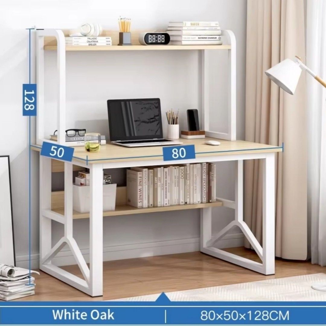 Bookshelf Study Table | Bedroom Study Furniture | Storage Shelf ...