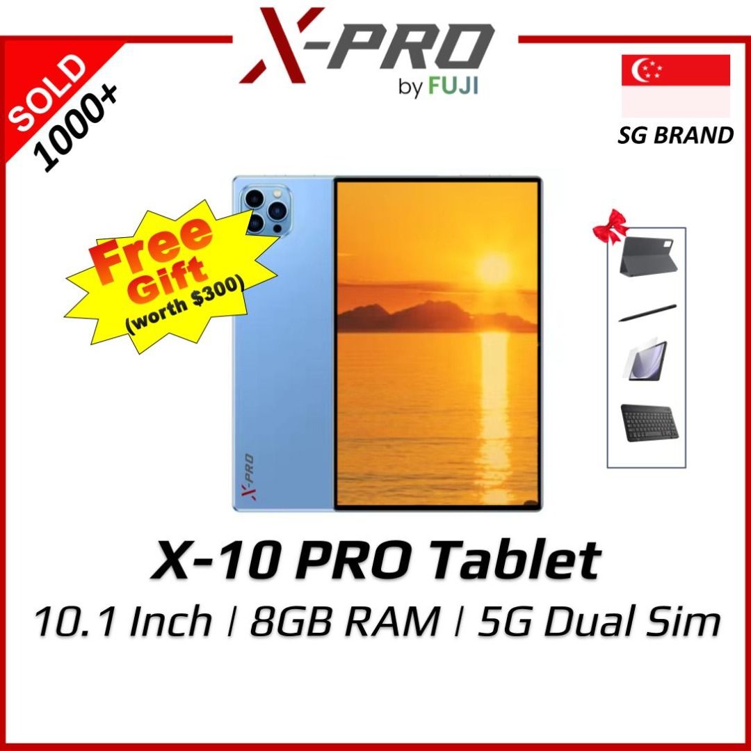 Brand New X-10 PRO Tablet- By XPRO- 10.1 Inch - 8GB RAM - Latest ...