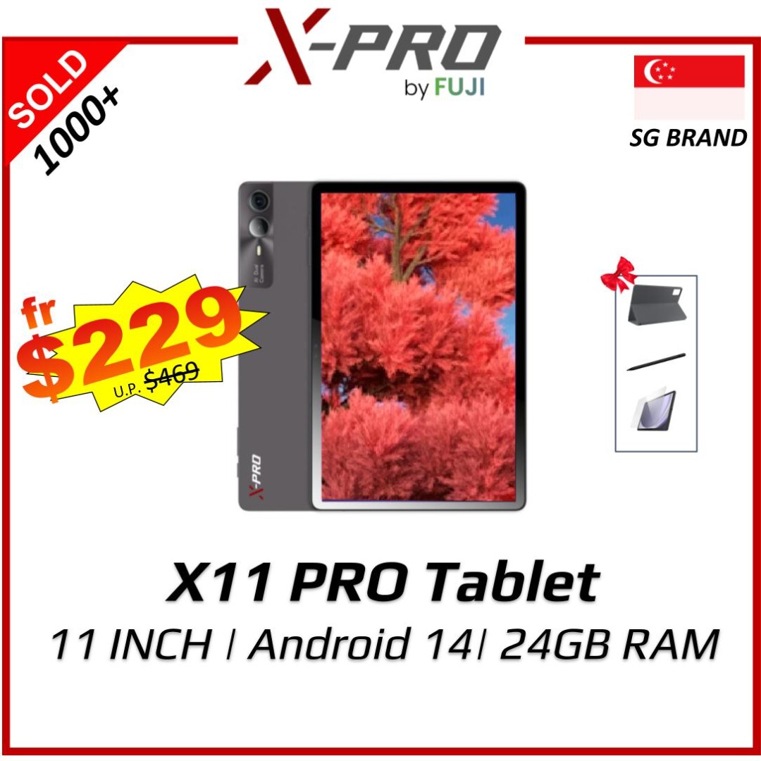 Brand New X11 PRO Tablet- By XPRO- 11 Inch - 24GB RAM - Android 14 ...