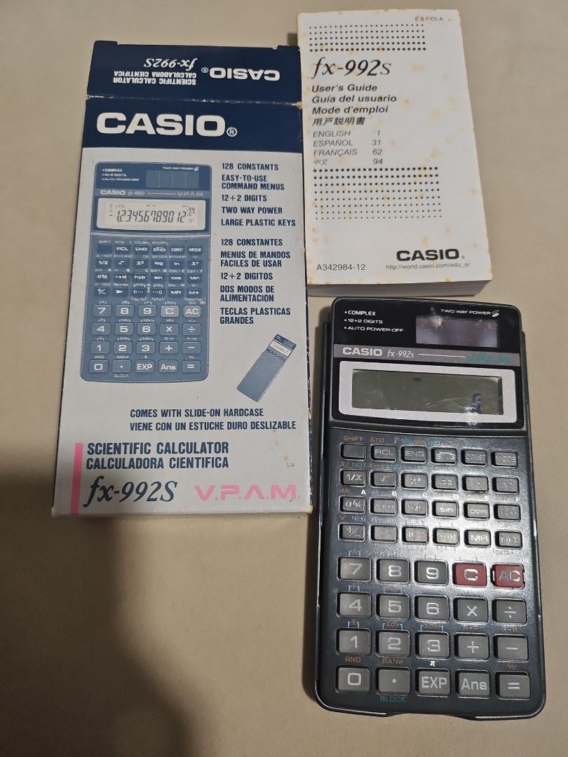 Calculadora Casio Fx-992s , Solar | Cuotas sin interés