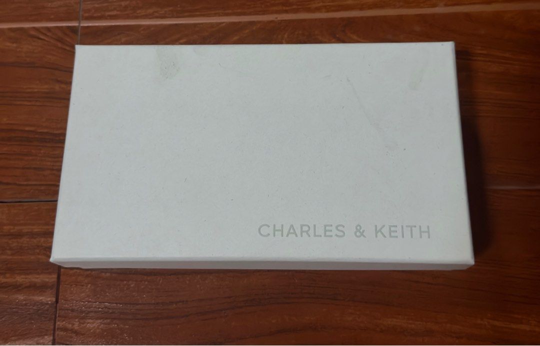 Charles & Keith Original Box and Wallet Pouch only (Category: Wallets & Card holders) located in Manila. Submitted by AAA09876 (Listing ID 1404611722, Image 2). Description: .