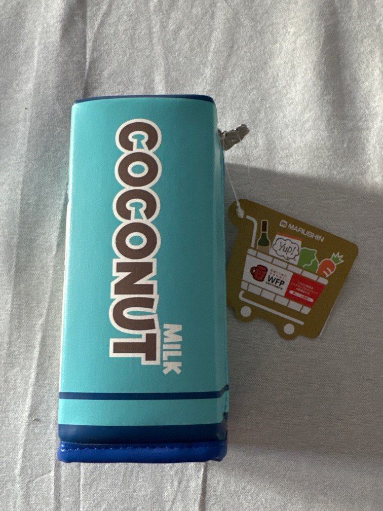 Coconut milk pencil case / pouch from BKK (Category: Purses & Pouches) located in Caloocan City. Submitted by jianaaa (Listing ID 1404661035, Image 2). Description: Brand new, bought in bkk Super cute and unqiue pencil case or pouch :) also very spacious and can hold its shape.