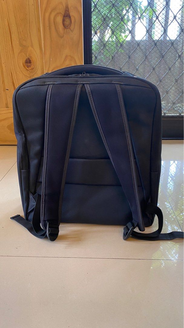 Delsey Backpack (Category: Backpacks) located in Silang. Submitted by ddeclutterproject (Listing ID 1404589136, Image 3). Description: Business luggage backpack Laptop Bag Multiple inside pockets Color Dark Grey.