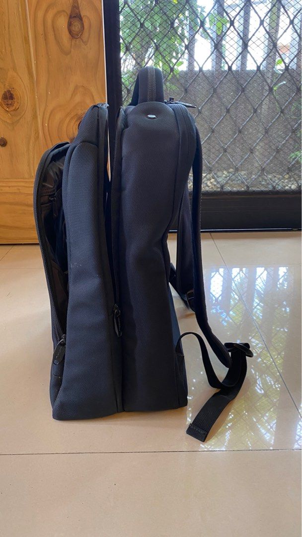 Delsey Backpack (Category: Backpacks) located in Silang. Submitted by ddeclutterproject (Listing ID 1404589136, Image 2). Description: Business luggage backpack Laptop Bag Multiple inside pockets Color Dark Grey.