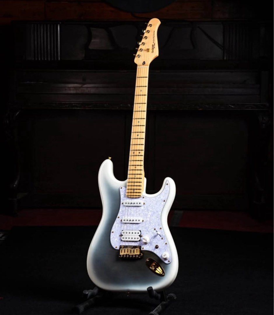Electric Guitar (Stratocaster) (Category: Musical Instruments) located in Taguig. Submitted by justinepulido (Listing ID 1404681208, Image 1). Description: For sale: SQOE SEST900 (Electric Guitar) * Good as brand new (once lang nagamit for gig) * Fully Set Up * No issues * Aesthetic- 100% * Sound Quality- 100% - Free Strap, Cord, Picks and Hard case * Model: SEST900 * Body: Alder with a flame maple top * Neck: Canadian maple, slim C-shaped with 2