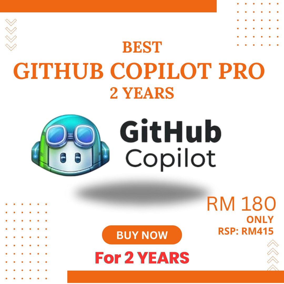 GitHub Copilot Pro 2 year for only RM 180 (RSP: rm415), Computers ...