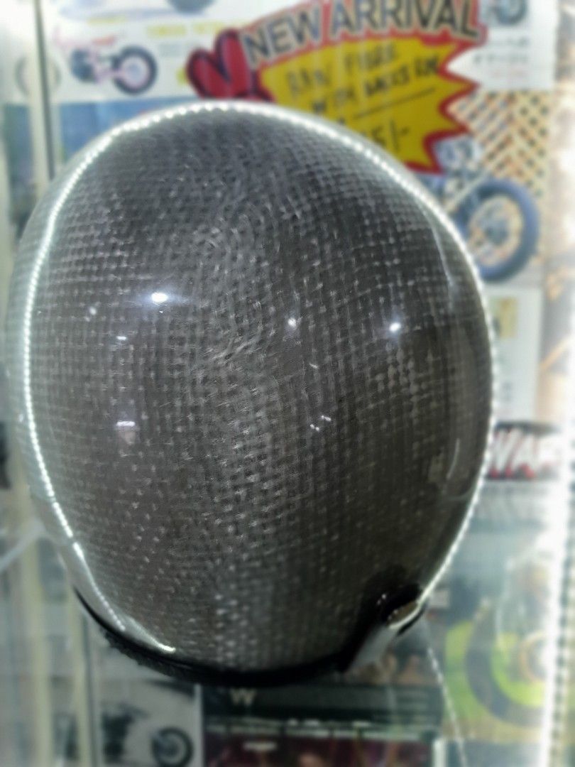 Helmet - Raw Basic (Category: Motorcycle Apparel) located in Singapore. Submitted by sludgemachines (Listing ID 1404625522, Image 2). Description: tx500 raw finish leather goggle strap.