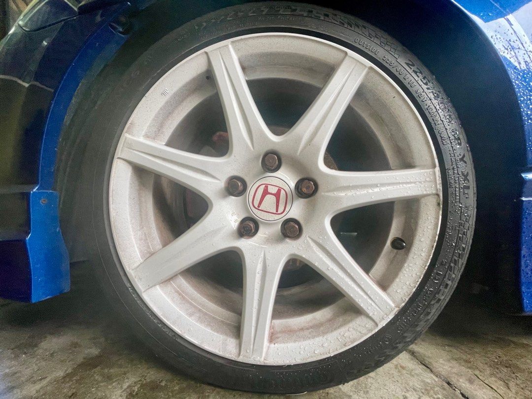 Honda civic fn2r type r 18 inch sport rims original made in japan ...