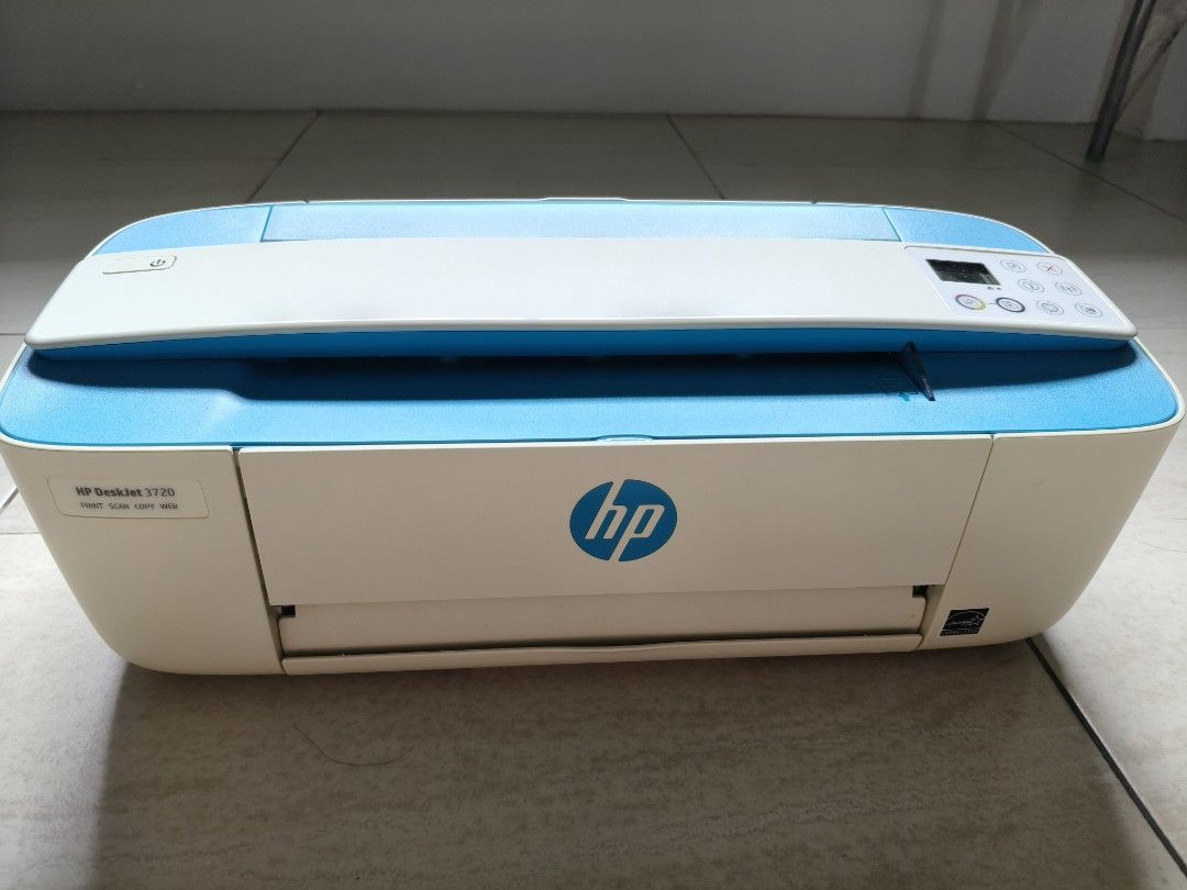 HP DeskJet 3720 All-in-One Printer, Computers & Tech, Printers ...