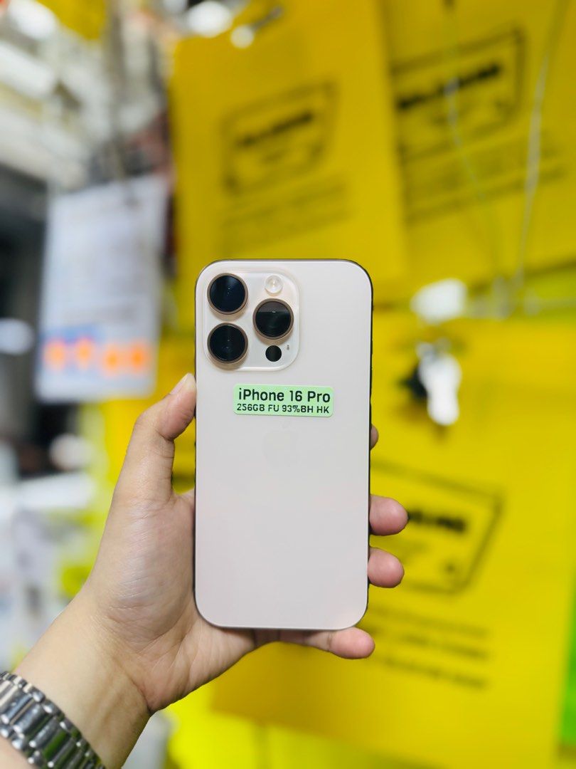 IPhone 16 Pro 256GB 93BH HK variant Openline no issues (Category: iPhone 16 Series) located in San Juan City. Submitted by najihahtelecomshop2018 (Listing ID 1404750255, Image 1). Description: Legit Store | Original unit FOR SALE | TRADE / SWAP ▫️INSTALLMENT thru: 🔸Credit Card (straight / installment) 🔸Ggives / Gcredit + 6% interest 🔸Spay Later + 6% interest (RFS: Buy and Sell any kinds of Gadgets) Description: iPhone 16 Pro 256GB ( other GB a