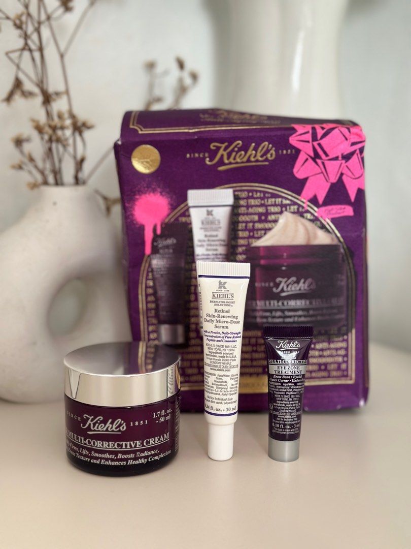 Kiehl's Multi-Corrective Cream Set BRAND NEW (Category: Face Care) located in Binan City. Submitted by helpmedeclutter10 (Listing ID 1404587486, Image 1). Description: Brand new- box a bit torn due to delivery Extra stash .