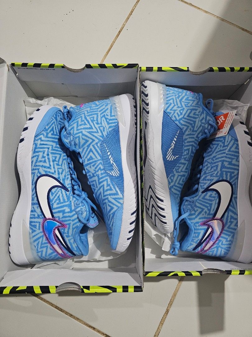 Lebron Nexxt Genisus (Category: Sneakers) located in Mariveles. Submitted by mcvon (Listing ID 1404697440, Image 1). Description: - Lebron Nexxt Genisus - Eye-catching blue color with unique geometric pattern - Features a clean white sole - Iconic Nike swoosh logo - Comes with the original box - Includes blue laces - Signature detail on the sole Sz.11 & Sz.12 php 4,300 each below srp.