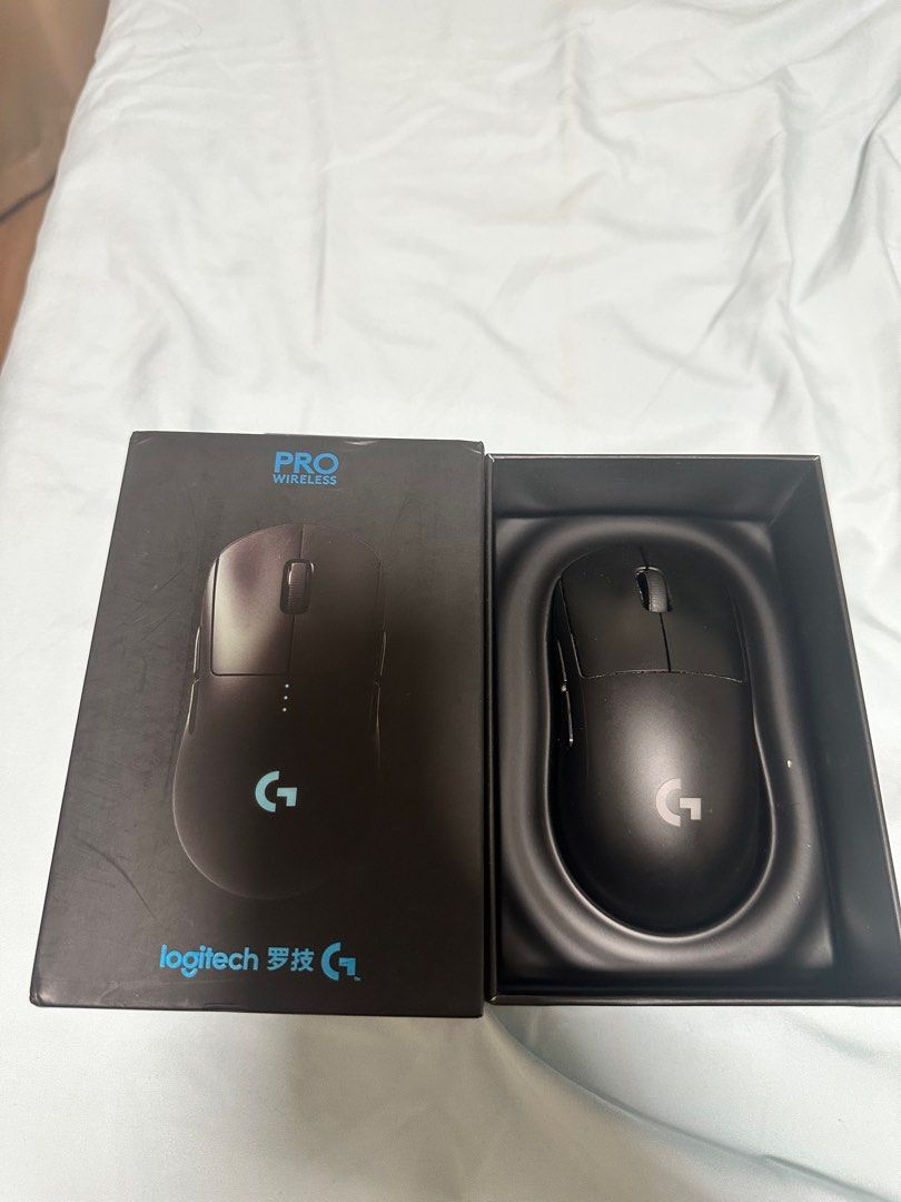 Logitech Pro Wireless Gaming Mouse (Category: Mouse & Mousepads) located in Quezon City. Submitted by shawnn_uyy (Listing ID 1404615258, Image 1). Description: Logitech GPro Wireless gaming mouse - used - all buttons are working RFS: Upgrade.