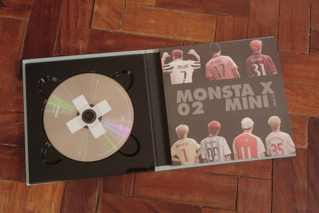 Monsta X Rush Album w/ Shownu PC (Category: K-Wave Merchandise) located in Pasig City. Submitted by shaiimaart (Listing ID 1404627361, Image 2). Description: - Preloved! - With Shownu PC.