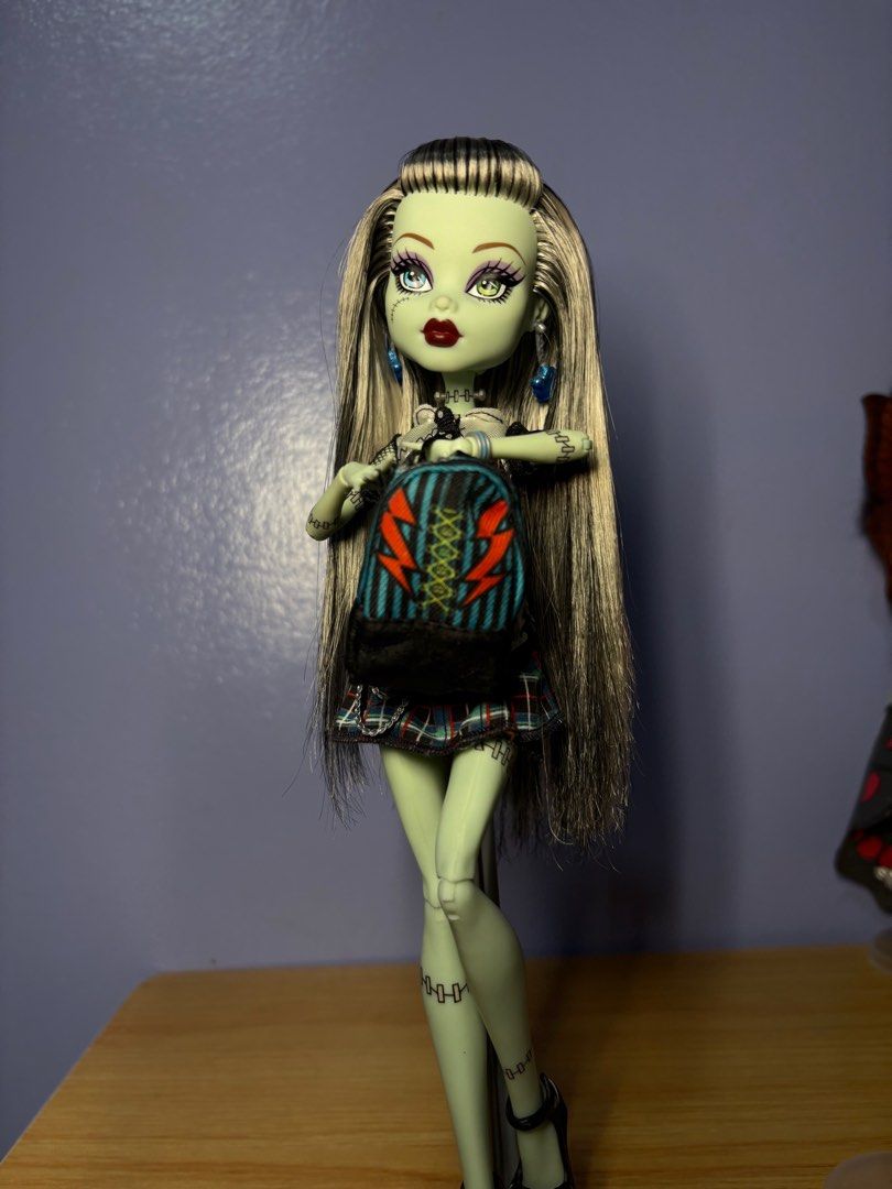 Monster High Haunt Couture BackPack (Category: Backpacks) located in Bacoor. Submitted by jhieeero (Listing ID 1404712844, Image 1). Description: Monster High Haunt Couture Frankie Stein BackPack Accessory - No doll included, just the backpack - Filled with paper to prevent distortion, can be removed naman.