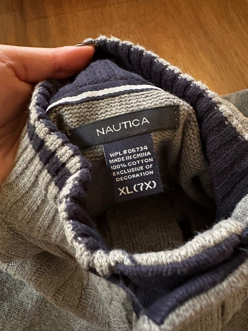 Nautica Gray Cable Knit Sweater (Category: Babies & Kids Fashion) located in Bacoor. Submitted by thingsforthrifts (Listing ID 1404616736, Image 2). Description: No return No refund No exchange. Pls see photo for reference. Courier J&T paid by the buyer. #Minecraft #MinecraftKids #MinecraftStyle #NewBalanceKids #NikeKids #AdidasKids #KidsShoes #KidsFootwear #KidsSneakers #KidsClothing #KidsFashion #KidsOOTD #MiniStyle #KidsWear #StylishKids #Cool