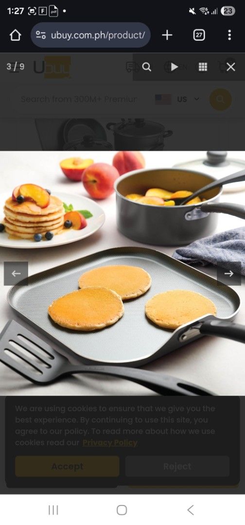 No Box Tramontina Cookware Set with Nonstick Interior (Category: Cookware & Accessories) located in Manila. Submitted by kpayum (Listing ID 1404758485, Image 2). Description: -NO BOX Tramontina Cookware Set 18pcs - made in Brazil - bought in USA -below SRP - Complete cookware set with pots, pans, and utensils. - Nonstick interior for easy cooking and cleaning. - Stay-cool handles for safe handling. - Shatter-resistant tempered glass lids. - Inclu