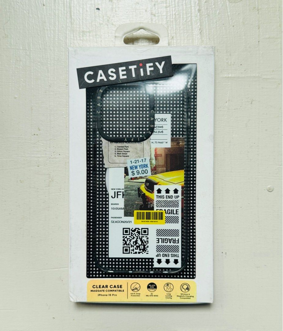 ORIGINAL CASETIFY FOR IPHONE 15 PRO FOR SALE ! (Category: Cases & Sleeves) located in Pasig City. Submitted by jays555 (Listing ID 1404585994, Image 1). Description: ORIGINAL CASETIFY NEW YORK FOR IPHONE 15 PRO NO YELLOWING PRICE : 1,000 NO SWAP OR TRADE PICK UP / MEET UP IN PASIG ONLY THANK YOU.