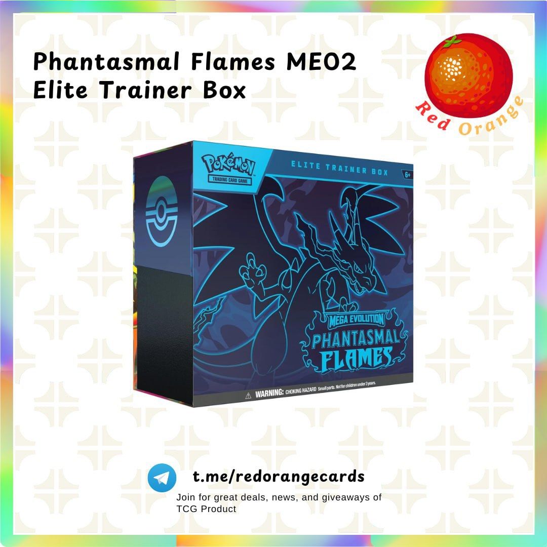 [Ready Stock] Phantasmal Flames ME02 Elite Trainer Box ETB, Hobbies ...