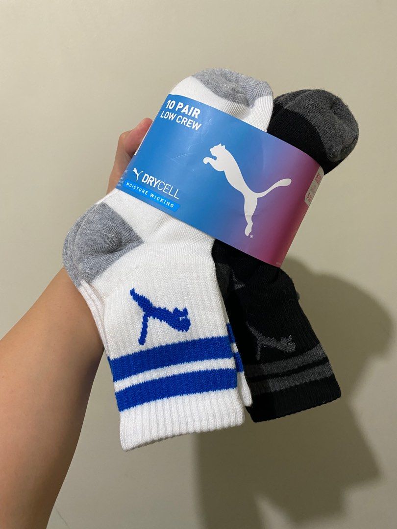 Puma low crew socks for kids (Category: Babies & Kids Fashion) located in Pasig City. Submitted by cuttingties (Listing ID 1404691347, Image 2). Description: Selling per pair 100 each Size 9-3.5 Bought in US.